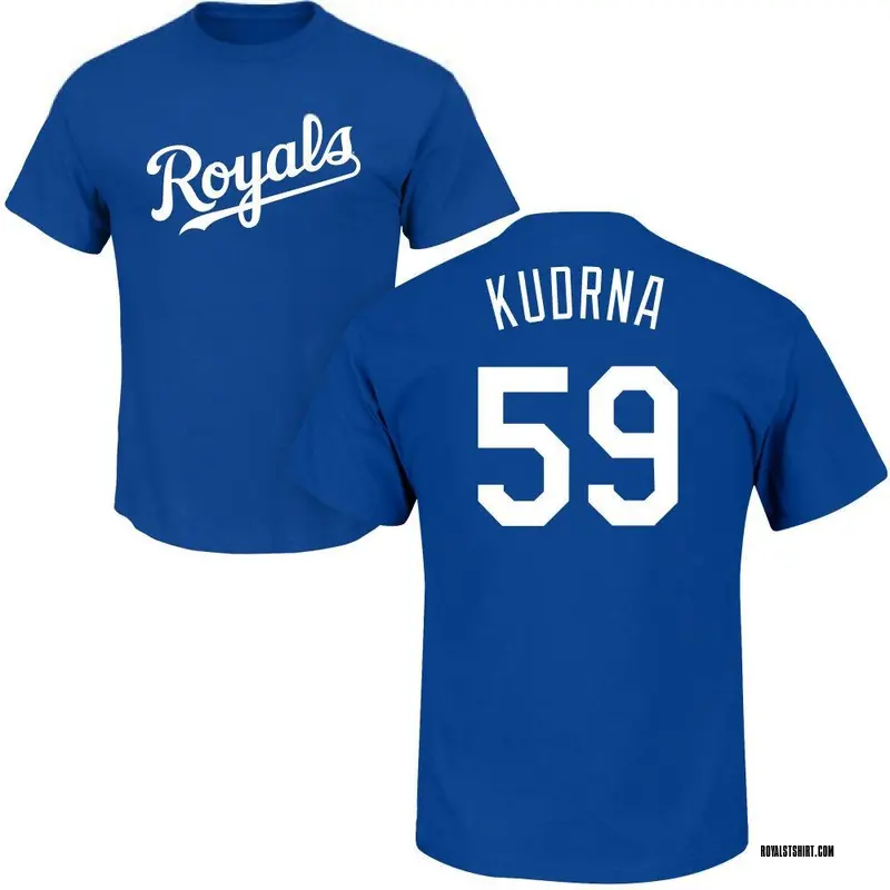 Men's Ben Kudrna Kansas City Royals Roster Name & Number T-Shirt - Royal