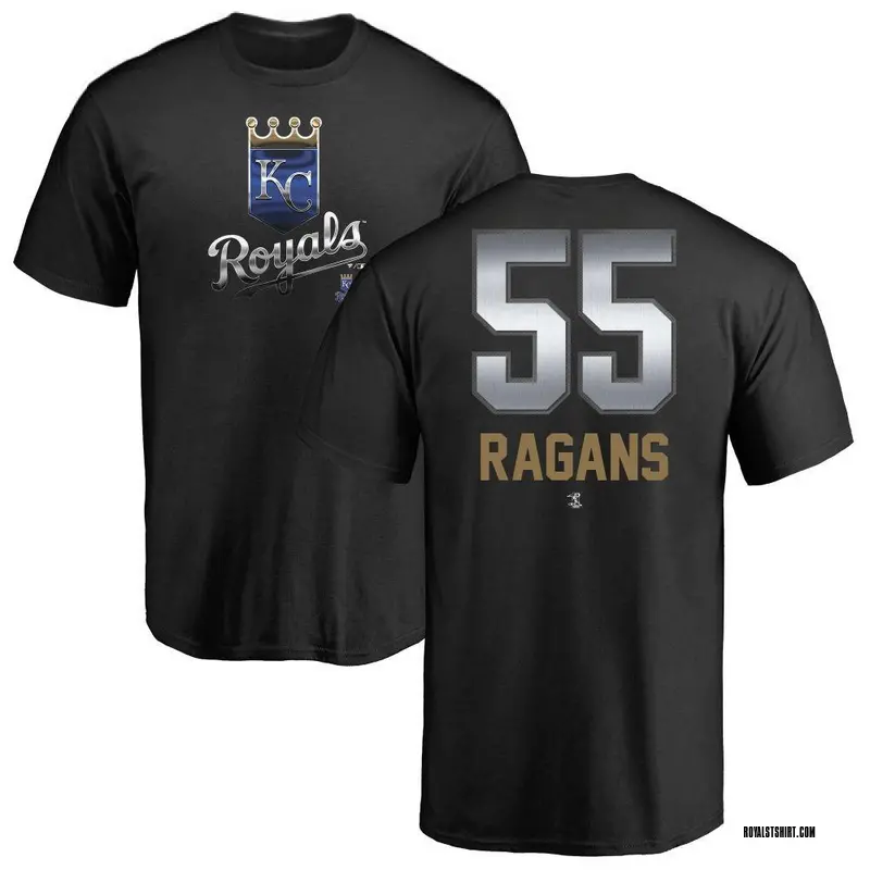 Men's Cole Ragans Kansas City Royals Midnight Mascot T-Shirt - Black