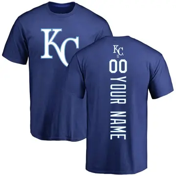 Men's Custom Kansas City Royals Custom Backer T-Shirt - Royal
