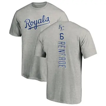 Men's Hunter Renfroe Kansas City Royals Backer T-Shirt - Ash