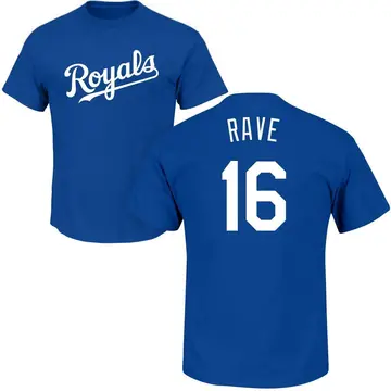 Men's John Rave Kansas City Royals Roster Name & Number T-Shirt - Royal