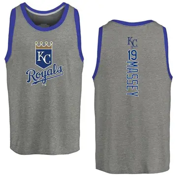 Men's Michael Massey Kansas City Royals Backer Tri-Blend Tank Top - Ash