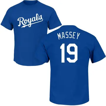 Men's Michael Massey Kansas City Royals Roster Name & Number T-Shirt - Royal