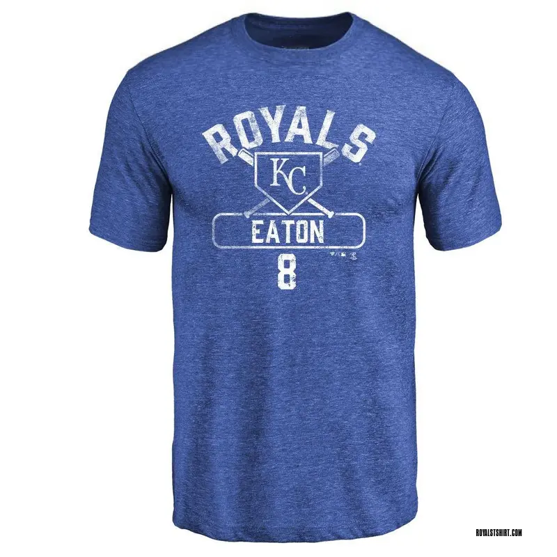 Men's Nathan Eaton Kansas City Royals Base Runner Tri-Blend T-Shirt - Royal