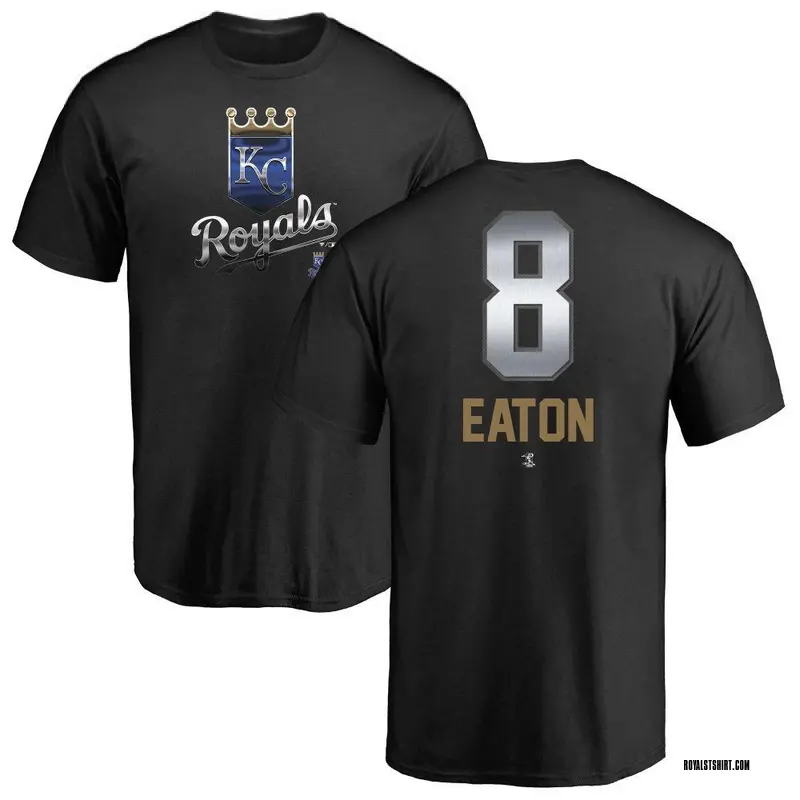 Men's Nathan Eaton Kansas City Royals Midnight Mascot T-Shirt - Black