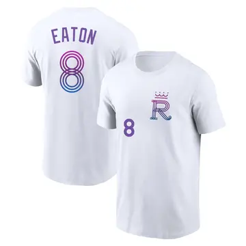 Men's Nathan Eaton Kansas City Royals White 2026 City Connect Name & Number T-Shirt