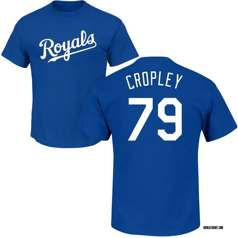 Men's Tyler Cropley Kansas City Royals Roster Name & Number T-Shirt - Royal