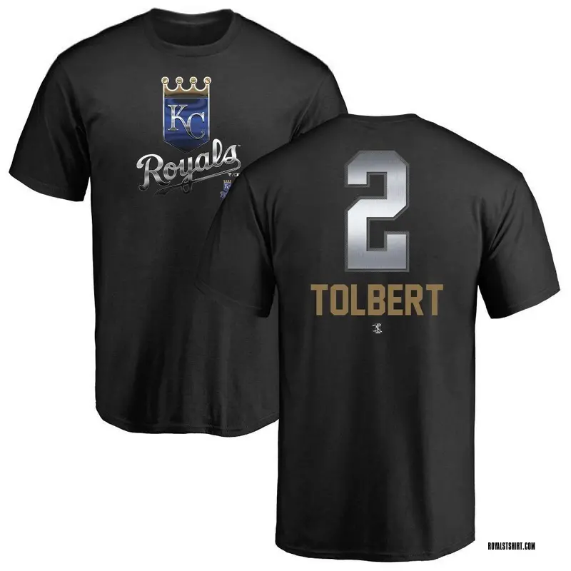 Men's Tyler Tolbert Kansas City Royals Midnight Mascot T-Shirt - Black