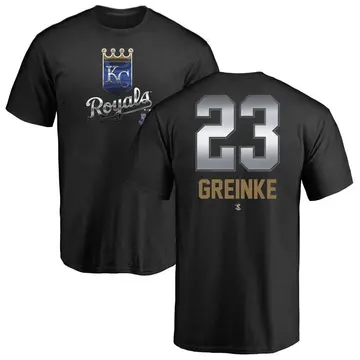 Men's Zack Greinke Kansas City Royals Midnight Mascot T-Shirt - Black