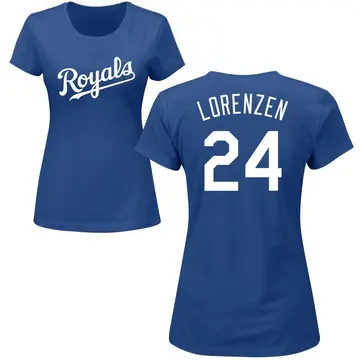 Women's Michael Lorenzen Kansas City Royals Roster Name & Number T-Shirt - Royal