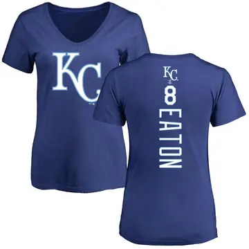 Women's Nathan Eaton Kansas City Royals Backer Slim Fit T-Shirt - Royal