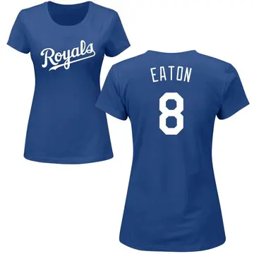 Women's Nathan Eaton Kansas City Royals Roster Name & Number T-Shirt - Royal