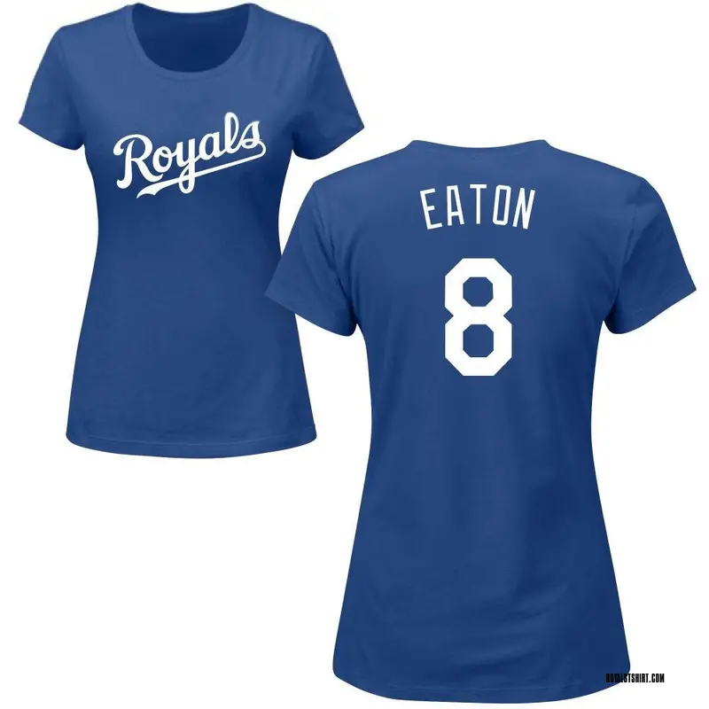 Women's Nathan Eaton Kansas City Royals Roster Name & Number T-Shirt - Royal