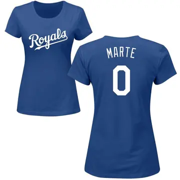 Women's Starling Marte Kansas City Royals Roster Name & Number T-Shirt - Royal