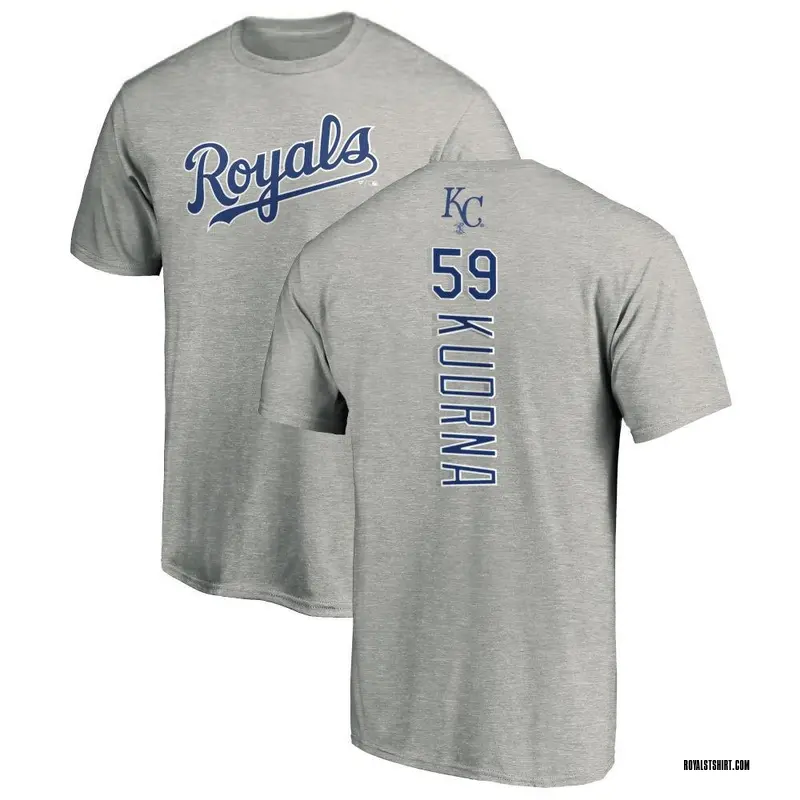 Youth Ben Kudrna Kansas City Royals Backer T-Shirt - Ash