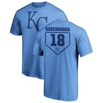 Youth Bret Saberhagen Kansas City Royals RBI T-Shirt - Light Blue