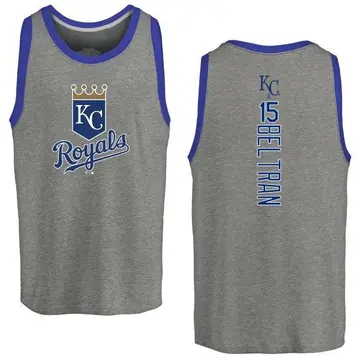 Youth Carlos Beltran Kansas City Royals Backer Tri-Blend Tank Top - Ash