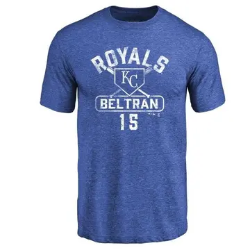 Youth Carlos Beltran Kansas City Royals Base Runner Tri-Blend T-Shirt - Royal