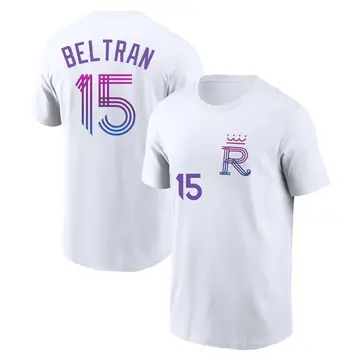 Youth Carlos Beltran Kansas City Royals White 2026 City Connect Name & Number T-Shirt