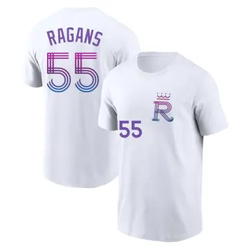 Youth Cole Ragans Kansas City Royals White 2026 City Connect Name & Number T-Shirt