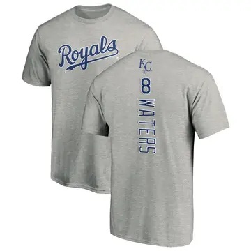 Youth Drew Waters Kansas City Royals Backer T-Shirt - Ash