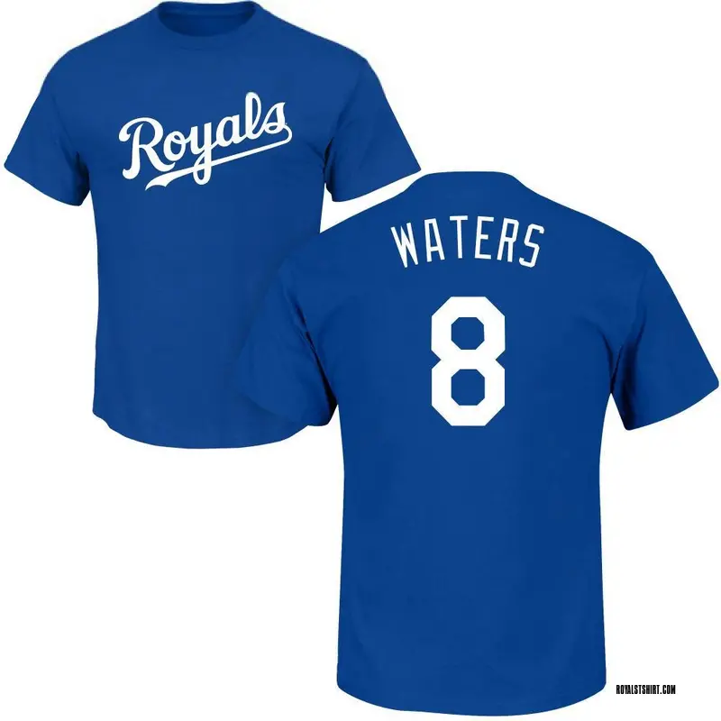 Youth Drew Waters Kansas City Royals Roster Name & Number T-Shirt - Royal