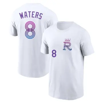 Youth Drew Waters Kansas City Royals White 2026 City Connect Name & Number T-Shirt