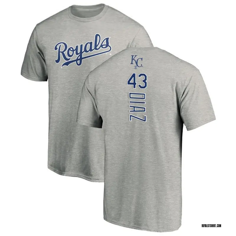 Youth Elias Diaz Kansas City Royals Backer T-Shirt - Ash