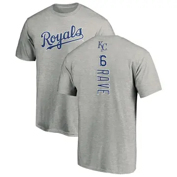 Youth John Rave Kansas City Royals Backer T-Shirt - Ash