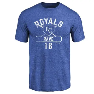 Youth John Rave Kansas City Royals Base Runner Tri-Blend T-Shirt - Royal