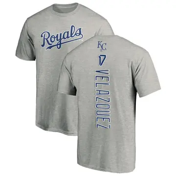 Youth Nelson Velazquez Kansas City Royals Backer T-Shirt - Ash