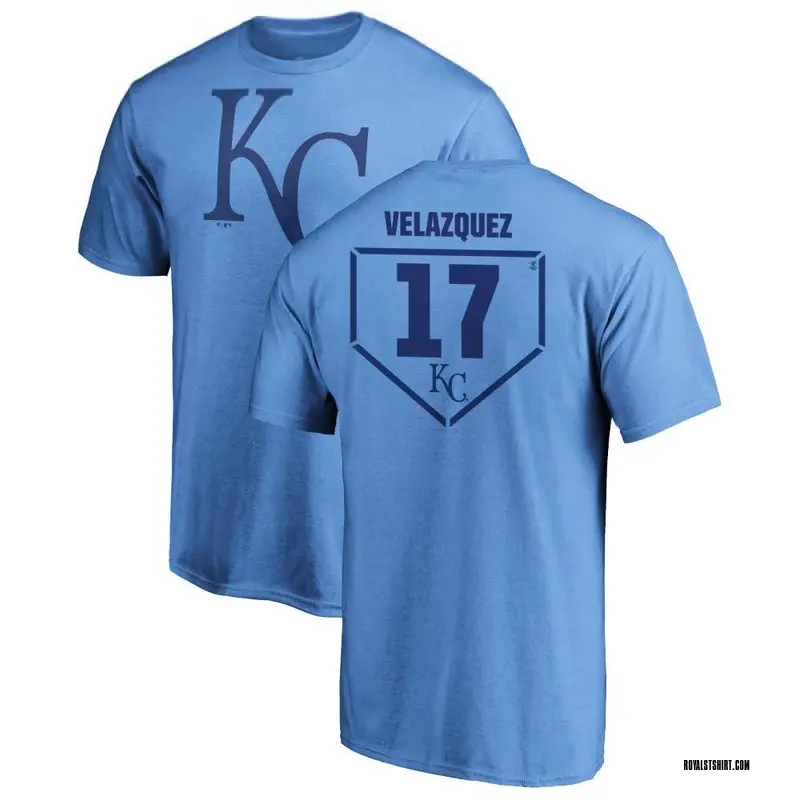 Youth Nelson Velazquez Kansas City Royals RBI T-Shirt - Light Blue