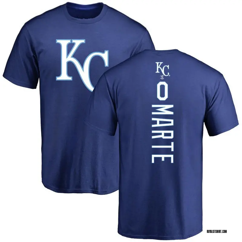 Youth Starling Marte Kansas City Royals Backer T-Shirt - Royal