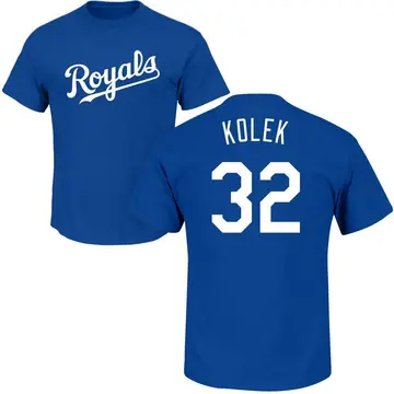 Youth Stephen Kolek Kansas City Royals Roster Name & Number T-Shirt - Royal