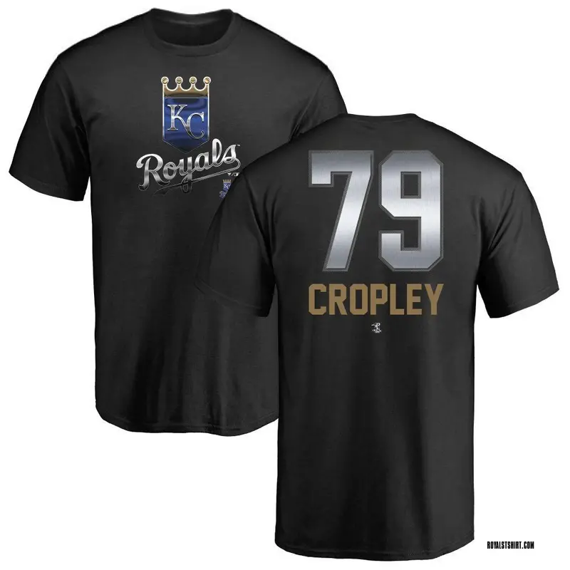 Youth Tyler Cropley Kansas City Royals Midnight Mascot T-Shirt - Black
