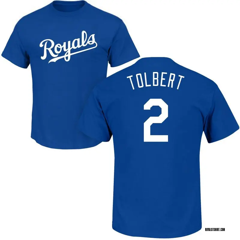 Youth Tyler Tolbert Kansas City Royals Roster Name & Number T-Shirt - Royal